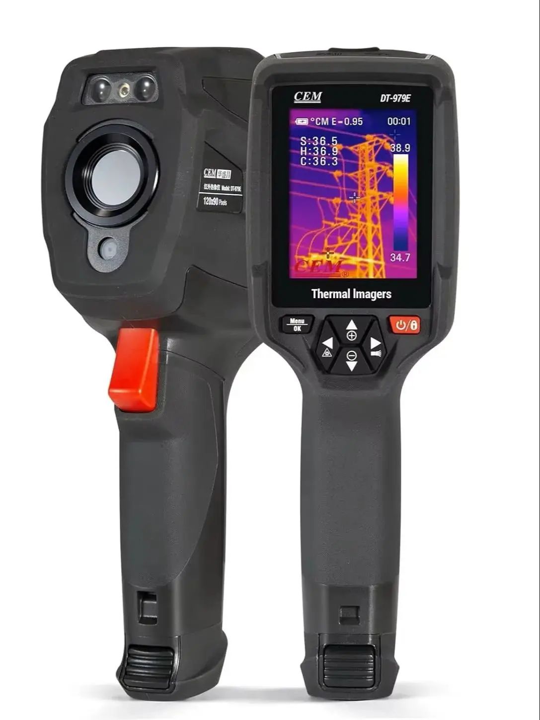 Thermal Imaging Camera Pcb Repair - CEM DT-979E กล้องถ่ายภาพความร้อนแบบพกพา WIFI 120X90 50Hz