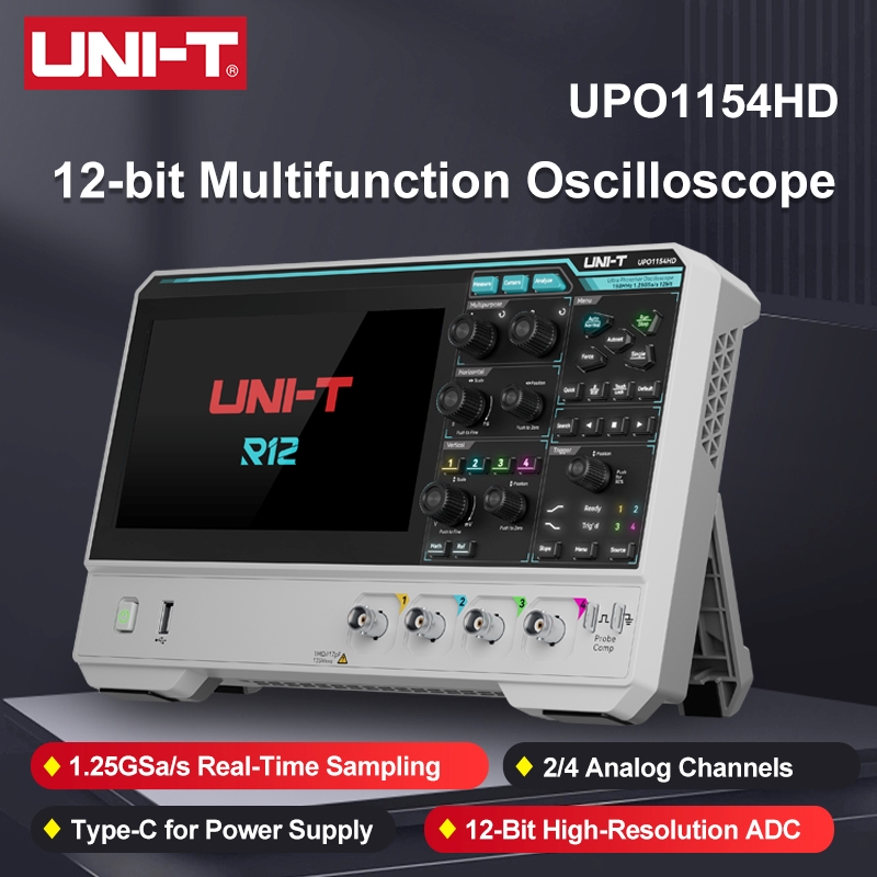 Signal Generator Spectrum Analyzer - UNI-T UPO1154HD UPO1082HD ออสซิลโลสโคป ความละเอียดสูง ออสซิลโลสโคปแบบสัมผัสได้