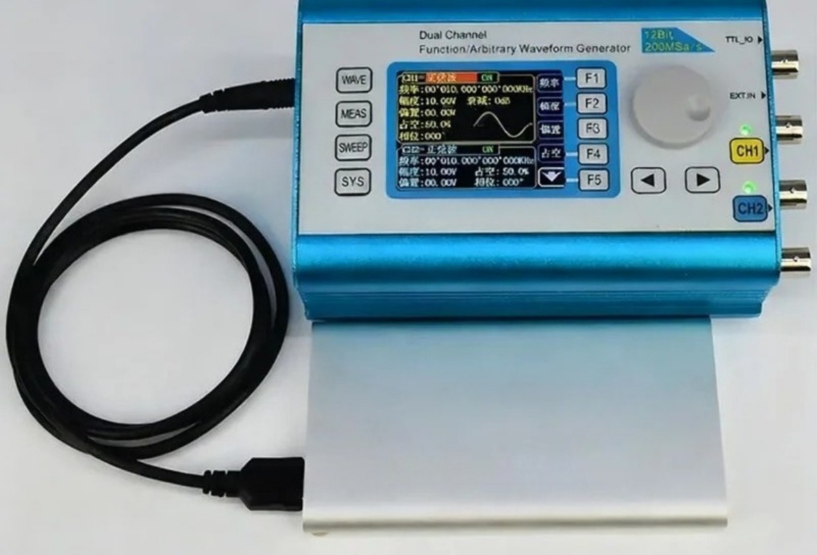 Function Arbitrary Waveform Generator - สำหรับเครื่องกำเนิดสัญญาณฟังก์ชัน DDS แบบสองช่องสัญญาณ 40-60MHz, เครื่องมือทดลองความถี่ไซน์รูปคลื่นอิสระที่ใช้งานร่วมกันได้
