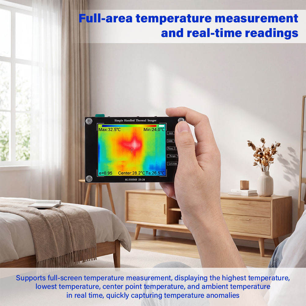 Thermal Imaging Camera Pcb Repair - -40 ℃ ~300 ℃ เครื่องถ่ายภาพอินฟราเรดแบบพกพา 3.2