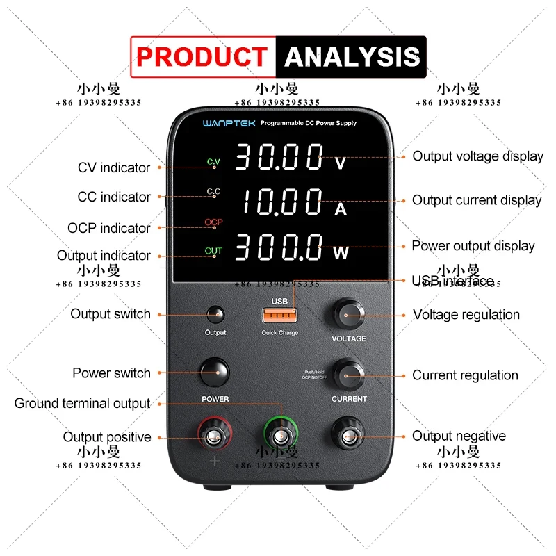 แหล่งจ่ายไฟกระแสตรงแบบตั้งโปรแ - Programmable Dc Power Supply 30V 10A บทวิจารณ์และราคา