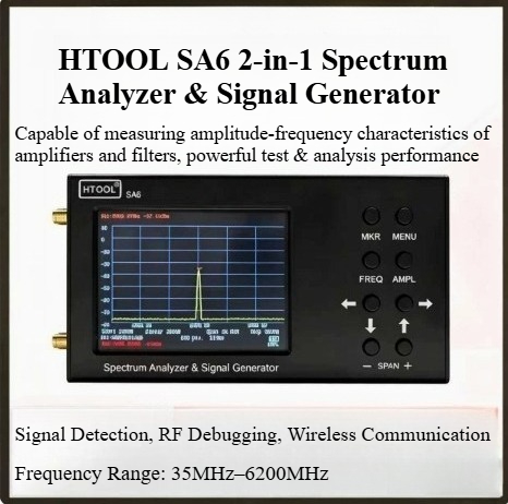 เครื่องวิเคราะห์สเปกตรัมแบบพกพ - Signal Generator Spectrum Analyzer บทวิจารณ์และราคา