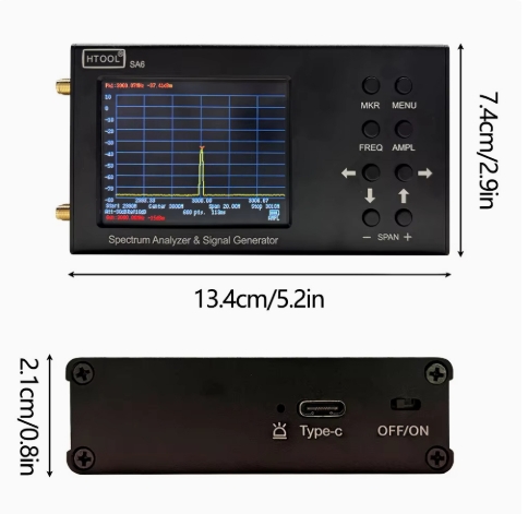 เครื่องวิเคราะห์สเปกตรัมแบบพกพ - Signal Generator Spectrum Analyzer บทวิจารณ์และราคา